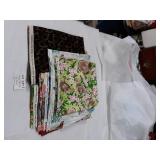 6 MISC PCS MATERIAL 36" X 43"