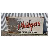 Philgas The All Purpose Fuel Metal Sign