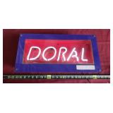 Doral Cigarette Advertising Neon Lighted Sign