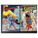 DC Superman June87 No.6, Feb86 No.416 Comic Books