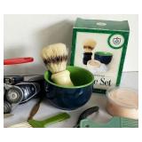 Self care item 
Bag Balm, NIB shave set, shoe