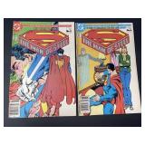 DC Superman Comic Books 1986 No.5&6