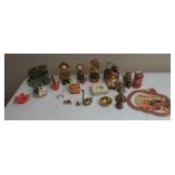 Holiday Decorations including Brass