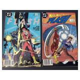 DC Flash Comic Books Aug88 No.15, Nov88 No.18