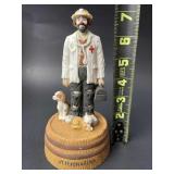 Emmett Kelly Jr. Clown Veterinarian Figurine