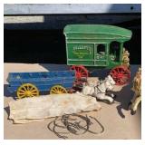 Cast iron horse and buddy lot