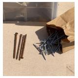 Hardware lot of Nails, screws etc