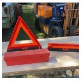 Warning triangle flare kit