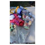 Plates, cups, candle holders, toys, vases