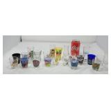 Lot of shot glasses