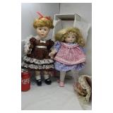 Betty Ball musical doll & Hello Dolly porcelain