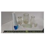 Blue Bird Of Happiness, Old Medicine Bottle, Milk