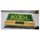 Kool Cigarette Advertising Digital Hanging Clock