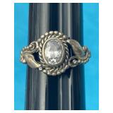 Sz.8 Sterling Silver Ring 4.51 Grams