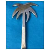 Sterling Silver Palm Tree Pin 25.18 Grams