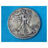 1942 Walking Liberty Silver Half Dollar
