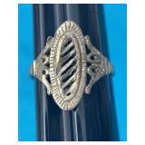 Sz.7 Sterling Silver Ring 1.61 Grams