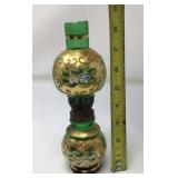 8.5 In Tall Dabs Emerald Green Oil Lamp