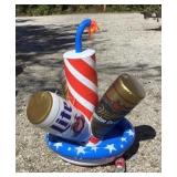 Miller Blow Up Advertisement  Bottom Ring Has