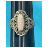 Sz.8 Sterling Silver Ring 3.39 Grams