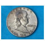 1954 Franklin Silver Half Dollar