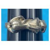 Sz.8 Sterling Silver Ring 3.59 Grams