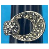 Sz.5 Sterling Silver Ring 3.90 Grams