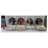 4 Edwin Knowles China Co. Collectors Plates. In