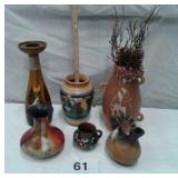 SOUTHWEST DECOR, CLAY VASES