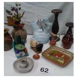 SOUTHWEST DECOR, CANDLE HOLDERS, VASES, ETC.