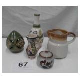 MC COY PITCHER, VASES, ETC.