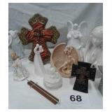 RELIGIOUS ITEMS, CROSSES, ANGELS, CIRCLE OF LOVE
