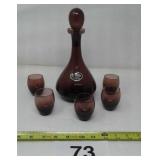 ROSSINI GENUINE NEAPOLITAN  GLASS LIQUOR