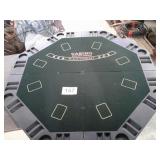 FOLDABLE TABLE TOP POKER TABLE