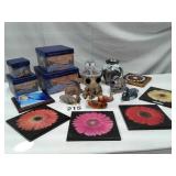 MISC ITEMS - DEER & DUCK FIGURINES, PICTURES,