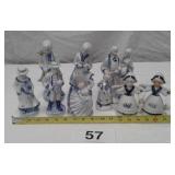 LOT OF FIGURINES, BELL, ETC.