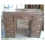 WOOD DESK 7 drawer