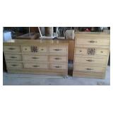 Dressers ONE with mirror blonde set