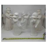 5 ANGELS...12" TALL