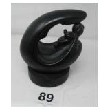 ART DECO HEAVY STATUE OF MOTHER AND BABY...10"