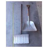 SNOW and scoop SHOVELS