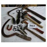 HAMMERS, SCISSORS, TIN SNIPS, ETC