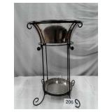 PORCH / DECK BEVERAGE HOLDER OR DECOR STAND 30" H