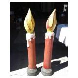 CANDLE blow MOLDS 42in tall