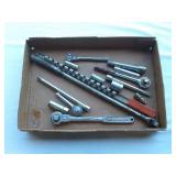 Ratchets and SOCKETS 1/4,1/2in