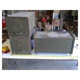 Stackable METAL file cabinets