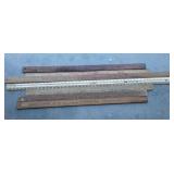 Yardsticks and 4ft sticks