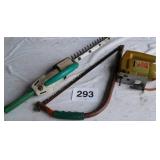ELECTRC HEDGE TRIMMERS, JIG SAW, HAND SAW