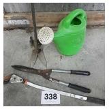 WATERING CAN, WALLACE FISKARS TRIMMERS, GRASS