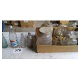 PEPSI, MATTOON COKE BOTTLES, DECANTERS, JARS